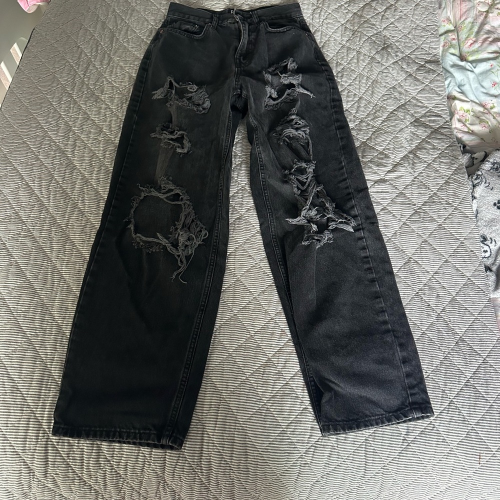 Distressed BDG Black Jeans